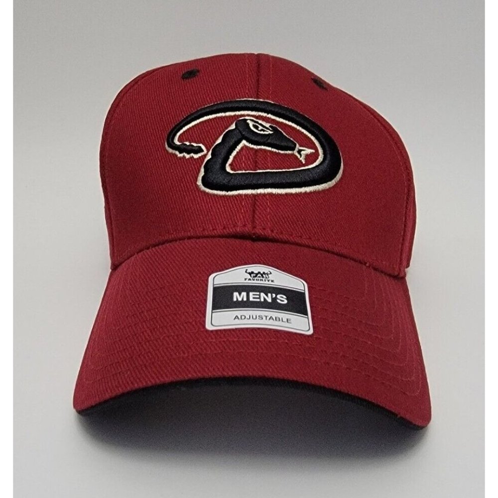 Arizona Diamondbacks MLB Baseball Fan Favorite Strap Back Hat Maroon Red Cap